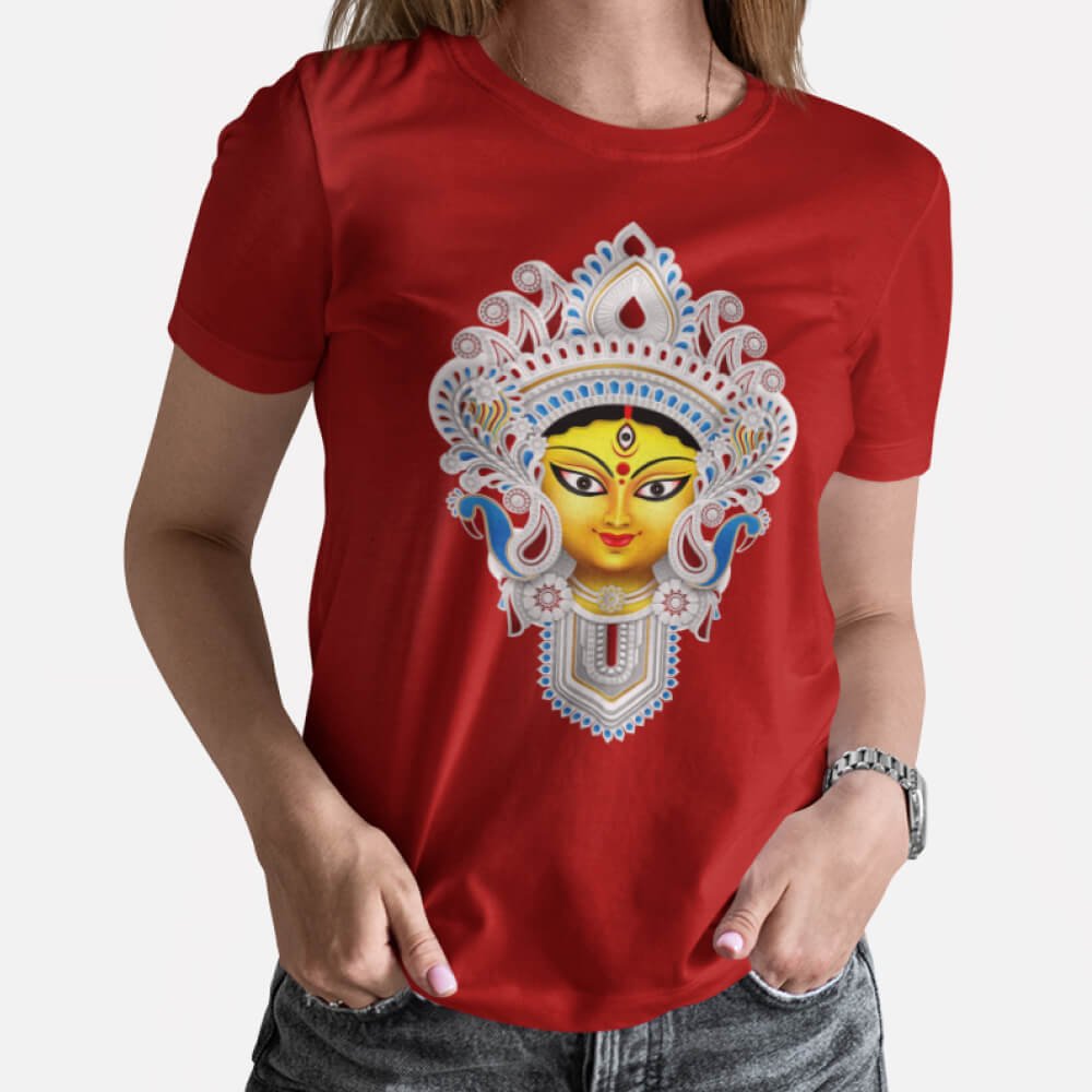 Maa Durga - Women's T-Shirts - Image 3